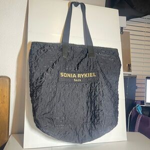 SONIA RYKIEL Sacs Quilted Black Tote Bag